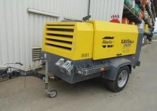 एयर कंप्रेसर पोर्टेबल एयर कंप्रेसर - डीजल, इलेक्ट्रिक, गैसोलीन Atlas Copco XAVS 186 Jd