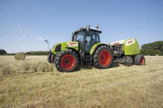 राउंड बेलर Claas Rollant 455 RC Uniwrap