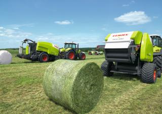 राउंड बेलर Claas Rollant 455 RC Uniwrap 