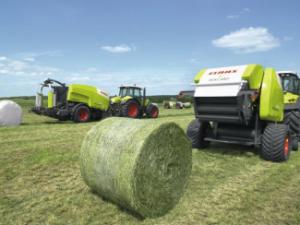 राउंड बेलर Claas Rollant 455 RC Uniwrap