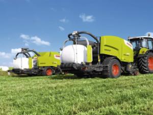 राउंड बेलर Claas Rollant 455 RC Uniwrap