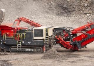 रबल रीसाइक्लिंग प्लांट Sandvik QI442