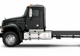 ट्रक रिजिड चेसिस Mack Granite 64FR MHD Cummins L9