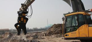 अटैचमेंट कंक्रीट पल्वराइज़र Hydra Ram HRP-22V