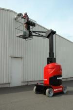 टेलीस्कोपिक बूम लिफ्ट सिंगल वर्टिकल मास्ट बूम लिफ्ट Manitou 100 VJR Evolution