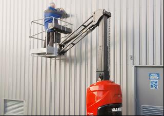 टेलीस्कोपिक बूम लिफ्ट सिंगल वर्टिकल मास्ट बूम लिफ्ट Manitou 80 VJR Evolution