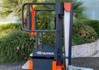 टेलीस्कोपिक बूम लिफ्ट सिंगल वर्टिकल मास्ट बूम लिफ्ट Faraone Elevah 5 Tires 