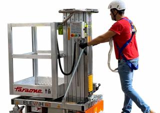 टेलीस्कोपिक बूम लिफ्ट सिंगल वर्टिकल मास्ट बूम लिफ्ट Faraone Elevah 70