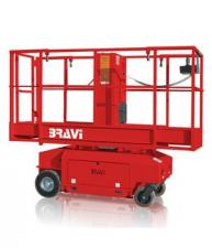 टेलीस्कोपिक बूम लिफ्ट सिंगल वर्टिकल मास्ट बूम लिफ्ट Bravi Lui 460