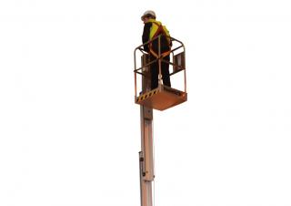 टेलीस्कोपिक बूम लिफ्ट सिंगल वर्टिकल मास्ट बूम लिफ्ट Haulotte QuickUp 9