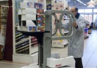 टेलीस्कोपिक बूम लिफ्ट सिंगल वर्टिकल मास्ट बूम लिफ्ट Bravi Spin-Go 