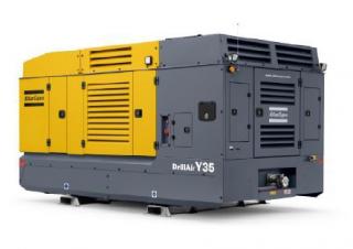 एयर कंप्रेसर स्टेशनरी एयर कंप्रेसर - डीजल, इलेक्ट्रिक, गैसोलीन Atlas Copco DrillAir Y35