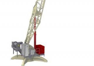 टावर क्रेन - लफिंग बूम - टॉप-स्लीविंग TEREX CRANES CDK 100-16