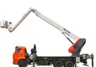 टेलीस्कोपिक बूम लिफ्ट ट्रक माउंटेड टेलीस्कोपिक बूम लिफ्ट CTE B-LIFT 430 HR