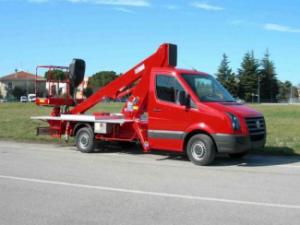 टेलीस्कोपिक बूम लिफ्ट ट्रक माउंटेड टेलीस्कोपिक बूम लिफ्ट GSR E148T Compact E4