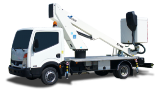 टेलीस्कोपिक बूम लिफ्ट ट्रक माउंटेड टेलीस्कोपिक बूम लिफ्ट GSR E148T Compact E4