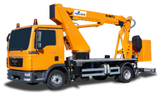 टेलीस्कोपिक बूम लिफ्ट ट्रक माउंटेड टेलीस्कोपिक बूम लिफ्ट GSR E180TJ Compact 