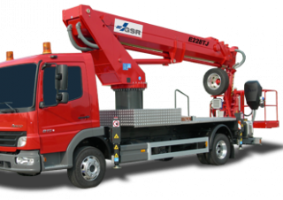 टेलीस्कोपिक बूम लिफ्ट ट्रक माउंटेड टेलीस्कोपिक बूम लिफ्ट GSR E228TJ Comfort 
