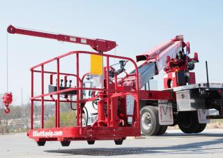 टेलीस्कोपिक बूम लिफ्ट ट्रक माउंटेड टेलीस्कोपिक बूम लिफ्ट Elliott Equipment L60R HiReach 