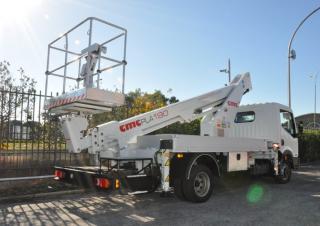 टेलीस्कोपिक बूम लिफ्ट ट्रक माउंटेड टेलीस्कोपिक बूम लिफ्ट CMC PLA190