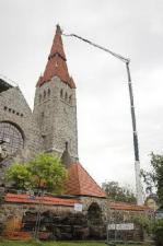 टेलीस्कोपिक बूम लिफ्ट ट्रक माउंटेड टेलीस्कोपिक बूम लिफ्ट Bronto Skylift S 104 HLA