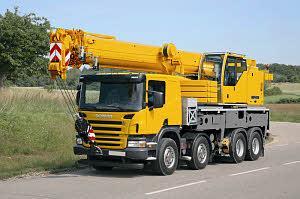 ट्रक-माउंटेड टेलीस्कोपिक क्रेन Liebherr LTF 1045-4.1