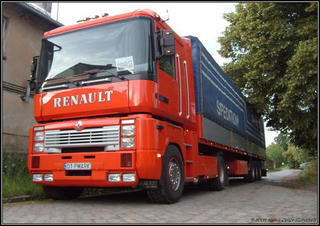 ट्रक ट्रक ट्रैक्टर - ट्रैक्टर यूनिट Renault MAGNUM AE 560.18T