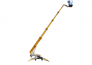 टेलीस्कोपिक बूम लिफ्ट ट्रेलर माउंटेड टेलीस्कोपिक बूम लिफ्ट OMMELIFT 2100 E