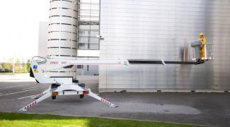 टेलीस्कोपिक बूम लिफ्ट ट्रेलर माउंटेड टेलीस्कोपिक बूम लिफ्ट Dino Lift Dino 180T