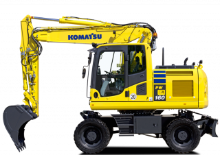व्हील एक्सकेवेटर Komatsu PW160-10 