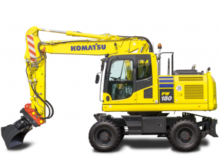 व्हील एक्सकेवेटर Komatsu PW180-10 