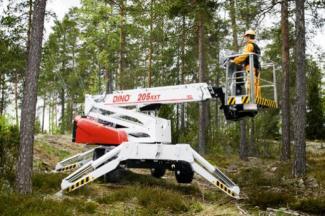 आर्टिकुलेटिंग बूम लिफ्ट व्हील्ड आर्टिकुलेटिंग बूम लिफ्ट Dino Lift Rhino 205 RXT