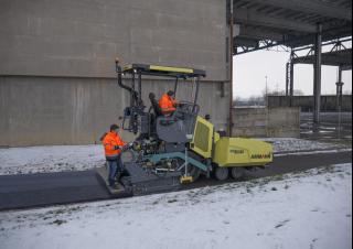 व्हील्ड एस्फाल्ट पेवर Ammann AFW 400-3