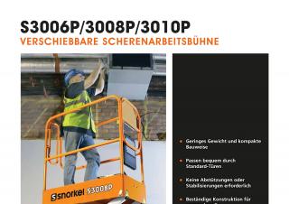 सिज़र लिफ्ट व्हील्ड सिज़र लिफ्ट Snorkel S3006P