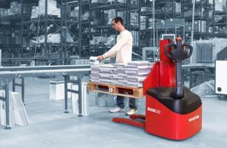 पैलेट स्टेकर वॉकी स्टेकर Manitou Stacky 14 ac