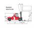 Kalmar DCD450-12 आयाम और आकार
