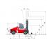 Kalmar DCE 150-12 आयाम और आकार