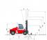 Kalmar DCE 160-12 आयाम और आकार