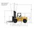 Caterpillar DP150N आयाम और आकार