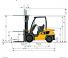 Caterpillar DP35N आयाम और आकार