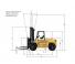 Caterpillar DP80 आयाम और आकार