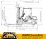 Komatsu FD 20 T 16 R आयाम और आकार