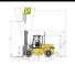 Hyster H 12.00 XM - 6 आयाम और आकार