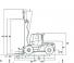 Linde H 160/1200 D आयाम और आकार