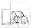 Linde H 50 D आयाम और आकार
