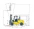 Hyster H10.00XM 6 आयाम और आकार