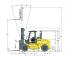 Hyster H13.00XM 6 आयाम और आकार