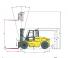 Hyster H16.00XM 12 आयाम और आकार