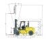 Hyster H16.00XM 6 आयाम और आकार