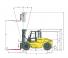 Hyster H18.00XMS 12 आयाम और आकार